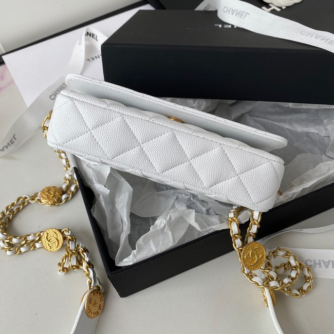 CHANEL CLUTCH WITH CHAIN AP2860 white