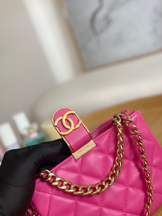 Chanel SMALL HOBO BAG AS3475 Fuchsia