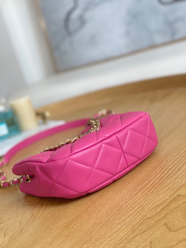 Chanel SMALL HOBO BAG AS3475 Fuchsia