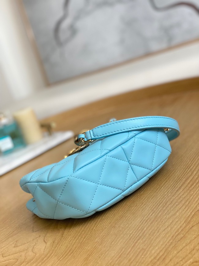 Chanel SMALL HOBO BAG AS3475 Light Blue