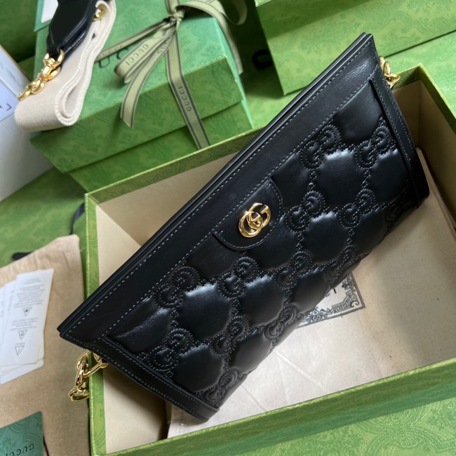 Gucci GG Matelasse leather shoulder bag 702200 black