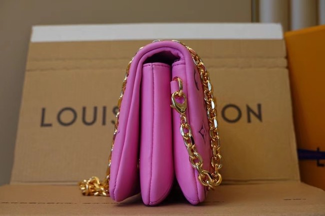 Louis Vuitton POCHETTE COUSSIN M80742 rose