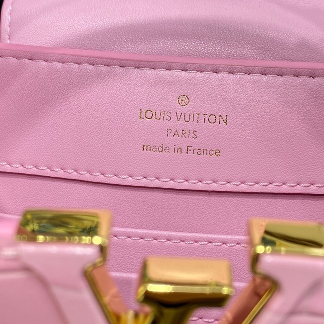 Louis Vuitton crocodile skin CAPUCINES MINI M81190 pink