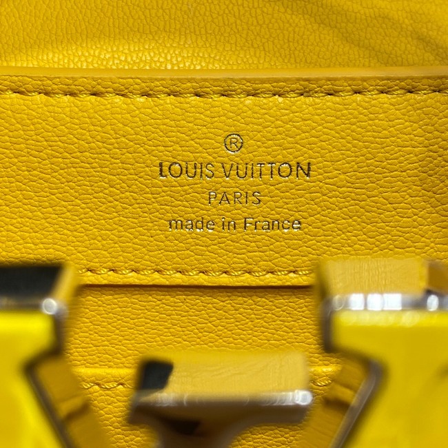 Louis Vuitton crocodile skin CAPUCINES MINI M81190 yellow