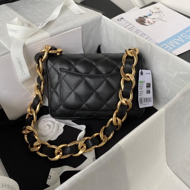 CHANEL FLAP BAG AS3214 black