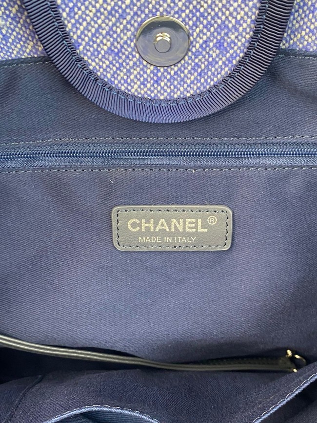 Chanel LARGE SHOPPING BAG A66941 blue&white