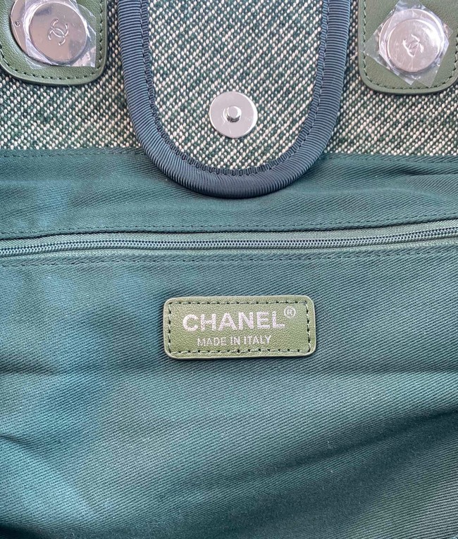 Chanel LARGE SHOPPING BAG A66941 green