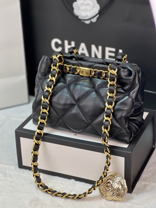 Chanel SMALL SHOPPING BAG AS3502 BLACK