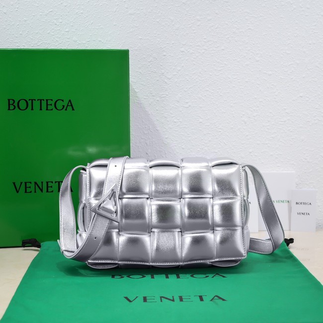 Bottega Veneta Padded Cassette 591970 silver