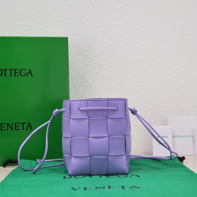 Bottega Veneta Small Cassette Bucket Bag 680218 Wisteria