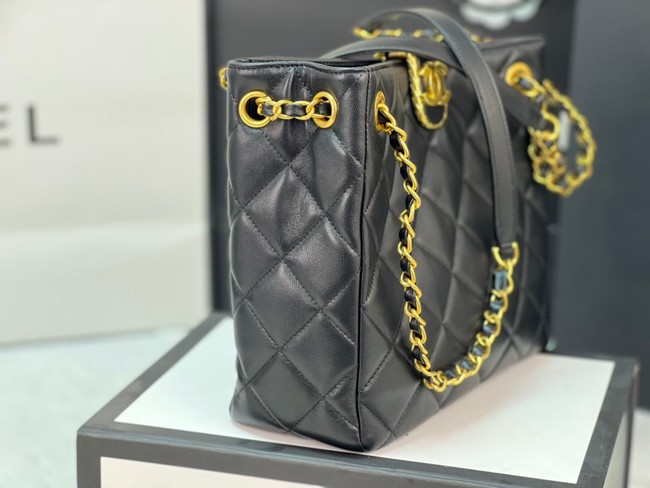 Chanel SMALL SHOPPING BAG AS3477 black