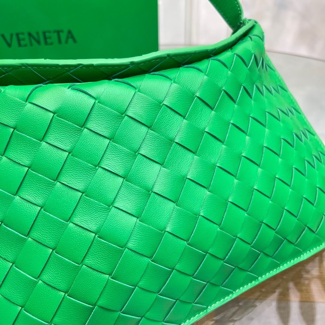 Bottega Veneta Intreccio leather shoulder bag 690226 Parakeet