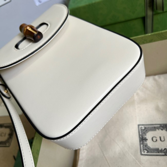 Gucci Bamboo mini handbag 702106 white