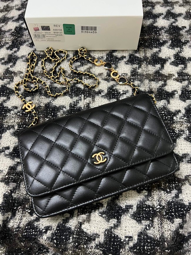 Chanel WALLET ON CHAIN AP3035 black