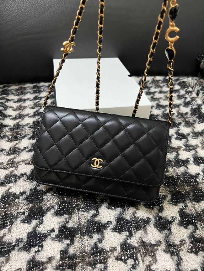 Chanel WALLET ON CHAIN AP3035 black