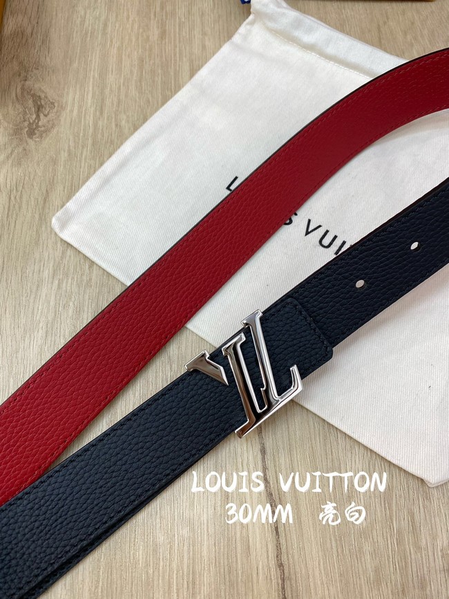 Louis Vuitton 30MM Leather Belt 7097-3