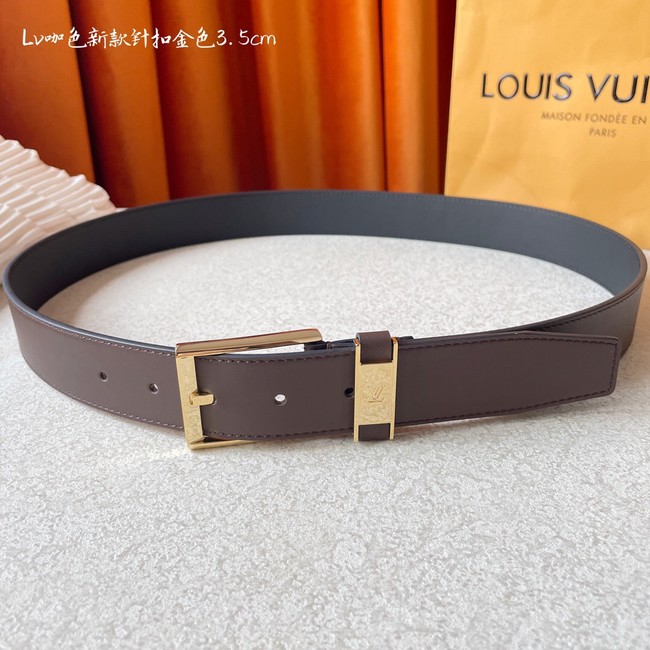 Louis Vuitton 35MM Leather Belt 7098-2