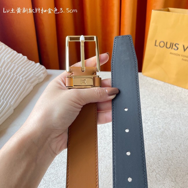 Louis Vuitton 35MM Leather Belt 7098-8