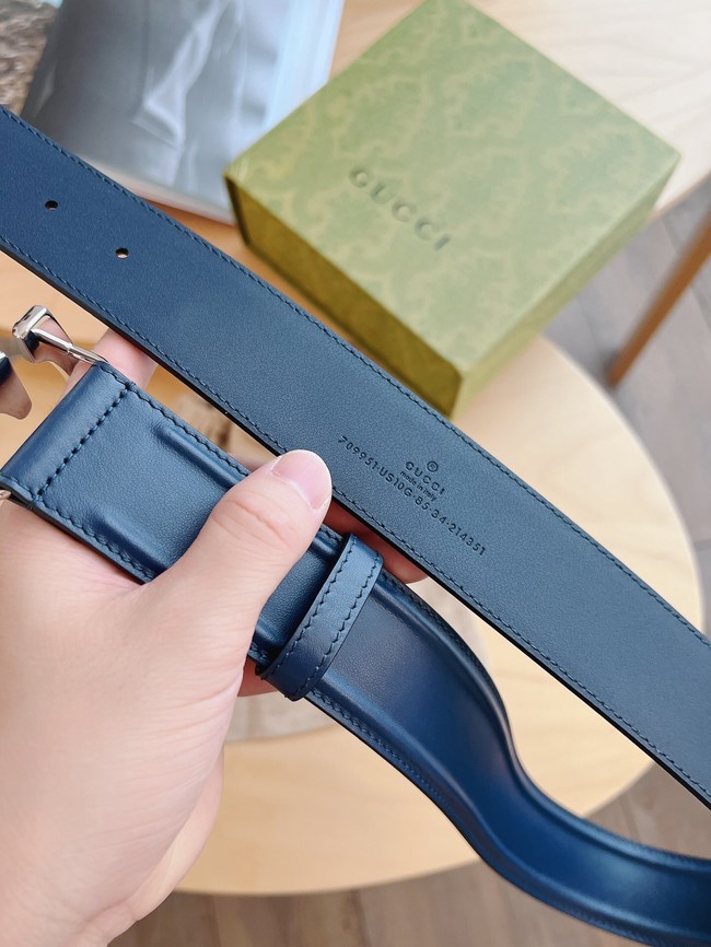 Gucci 40MM Leather Belt 7106-3