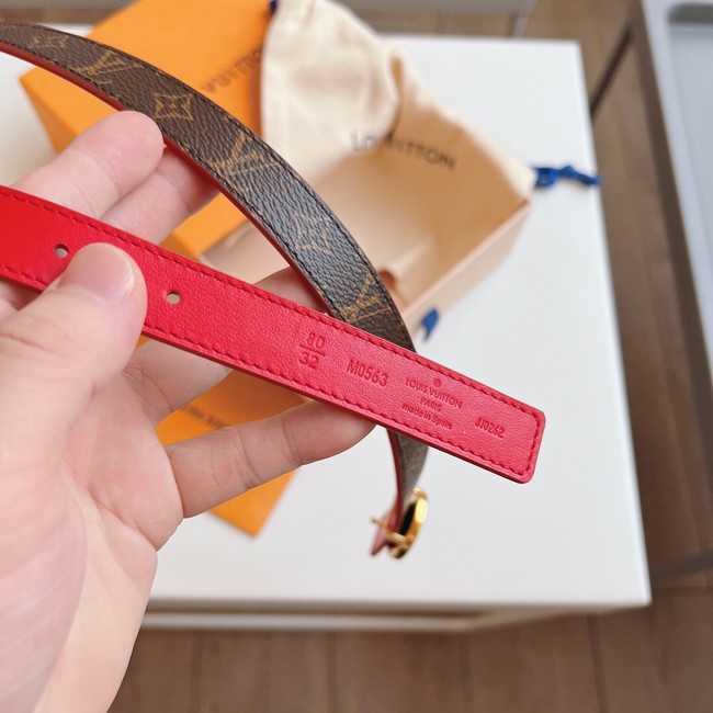 Louis Vuitton 20MM Leather Belt 7108-10