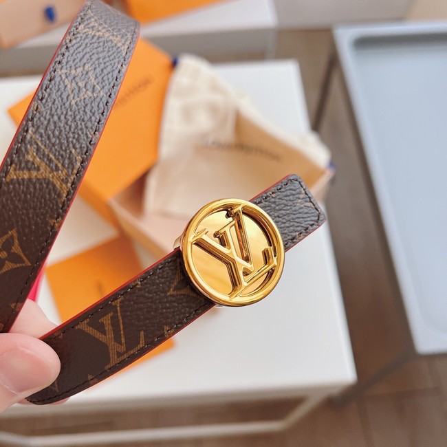 Louis Vuitton 20MM Leather Belt 7108-10