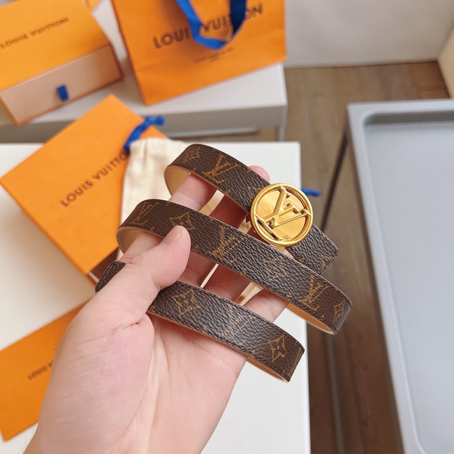 Louis Vuitton 20MM Leather Belt 7108-9