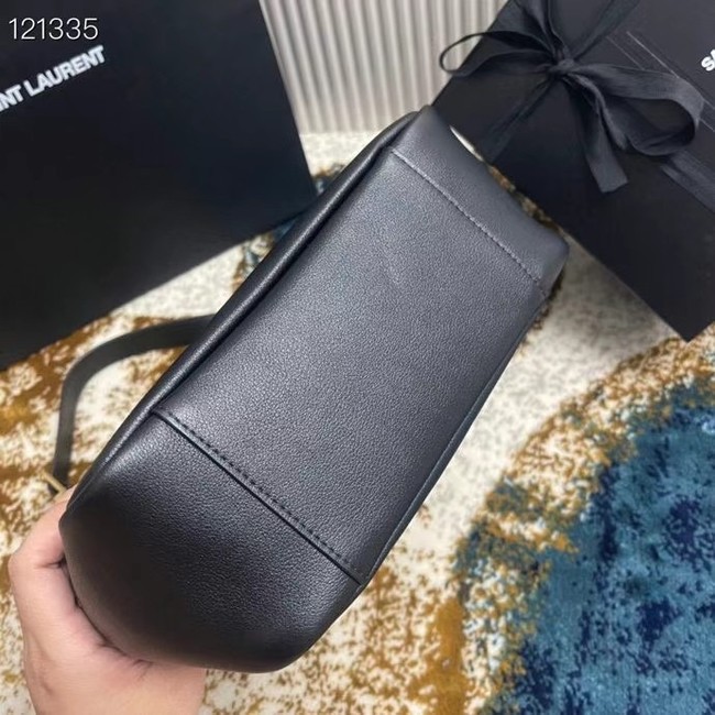 SAINT LAURENT LEATHER BAG 713938 BLACK