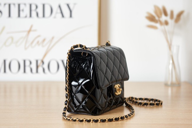 Chanel MINI FLAP BAG AS3647 black