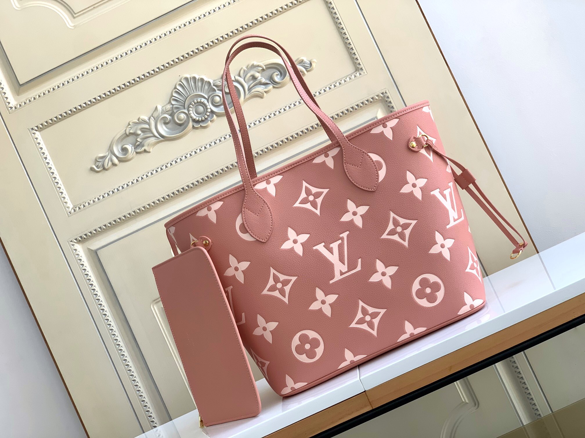 Louis Vuitton NEVERFULL MM M46329 Trianon Pink 