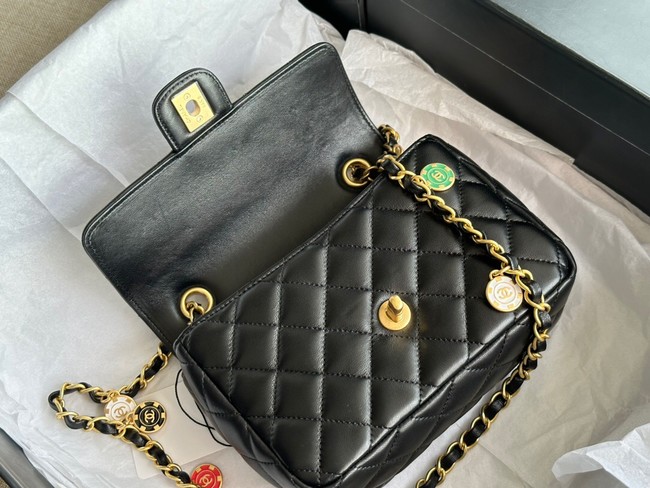 CHANEL MINI FLAP BAG AS3737 black