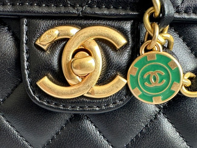 CHANEL MINI FLAP BAG AS3737 black