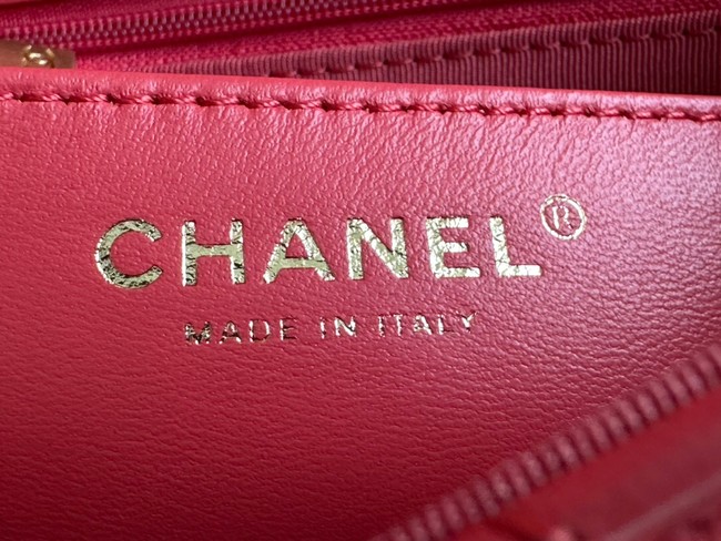 CHANEL MINI FLAP BAG AS3737 red