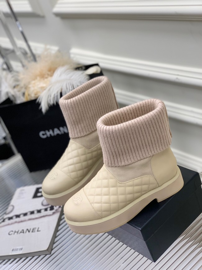 Chanel ankle boot heel height 4CM 91920-1