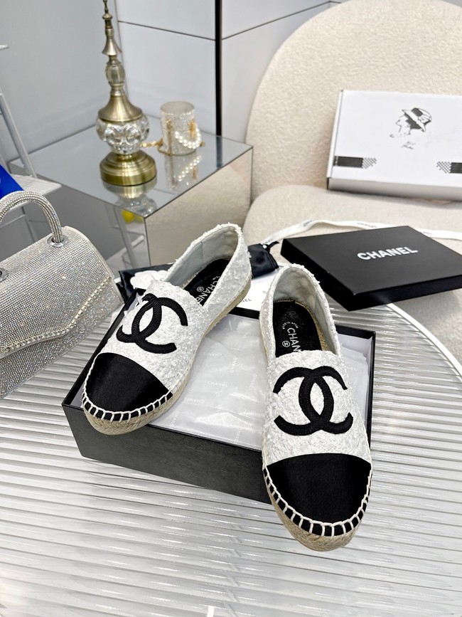 Chanel ESPADRILLES Cotton Tweed & Grosgrain 91982-5