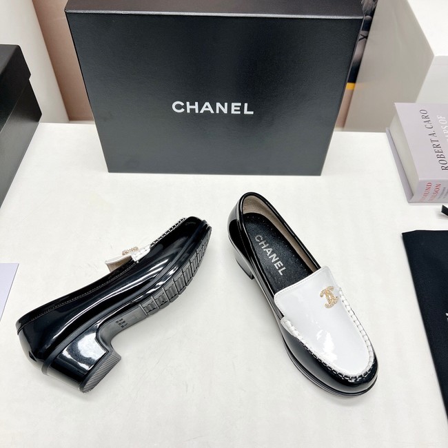 Chanel Calfskin LOAFERS heel height 4.5CM 91991-2