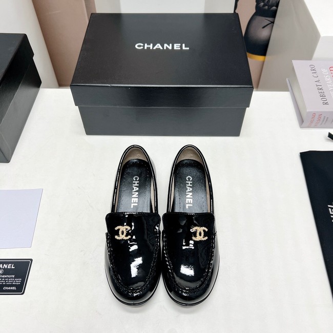 Chanel Calfskin LOAFERS heel height 4.5CM 91991-3