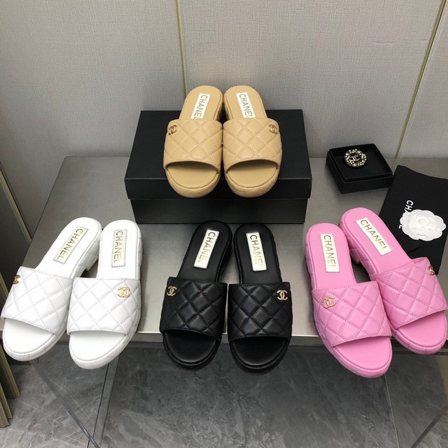 Chanel slipper heel height 3.5CM 92032-1