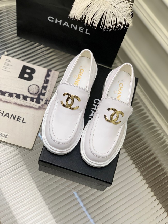 Chanel Calfskin LOAFERS heel height 5.5CM 92039-1