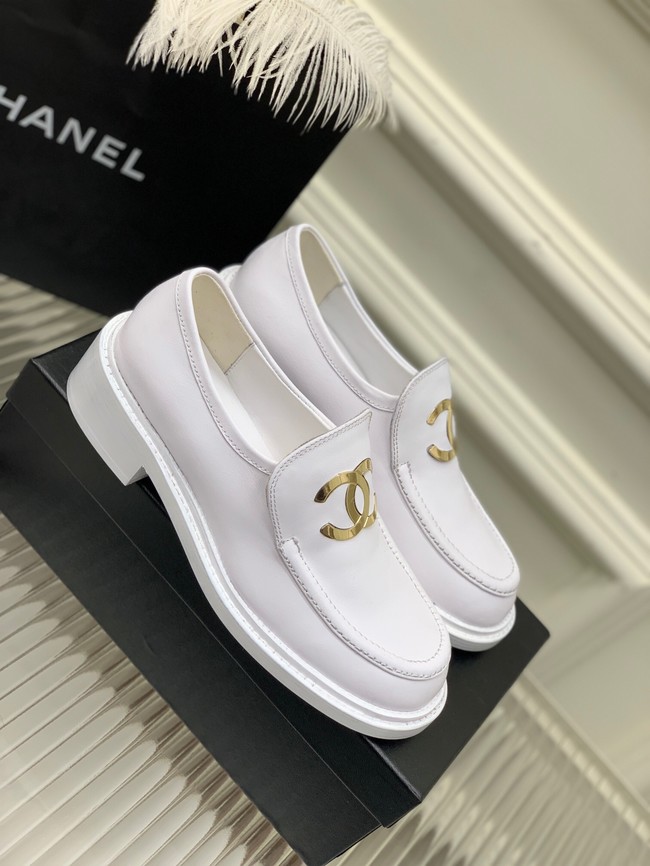 Chanel Calfskin LOAFERS heel height 5.5CM 92039-1