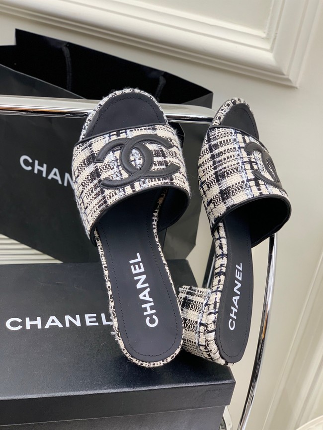 Chanel slippers heel height 5CM 92141-3