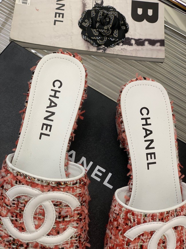 Chanel slippers heel height 5CM 92141-4