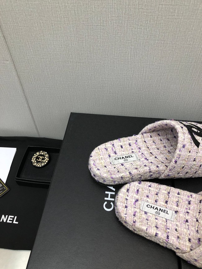 Chanel slippers heel height 3CM 93190-2