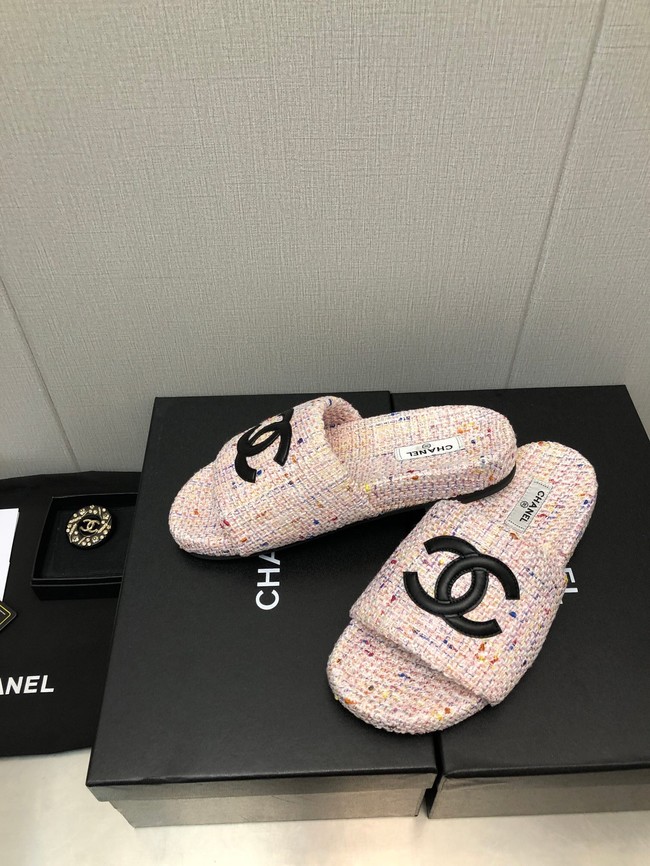 Chanel slippers heel height 3CM 93190-4