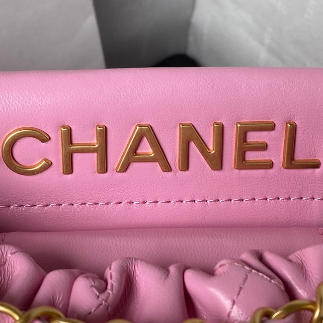 Chanel SMALL BUCKET BAG AS3793 PINK