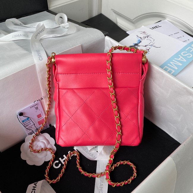 Chanel SMALL BUCKET BAG AS3793 RED