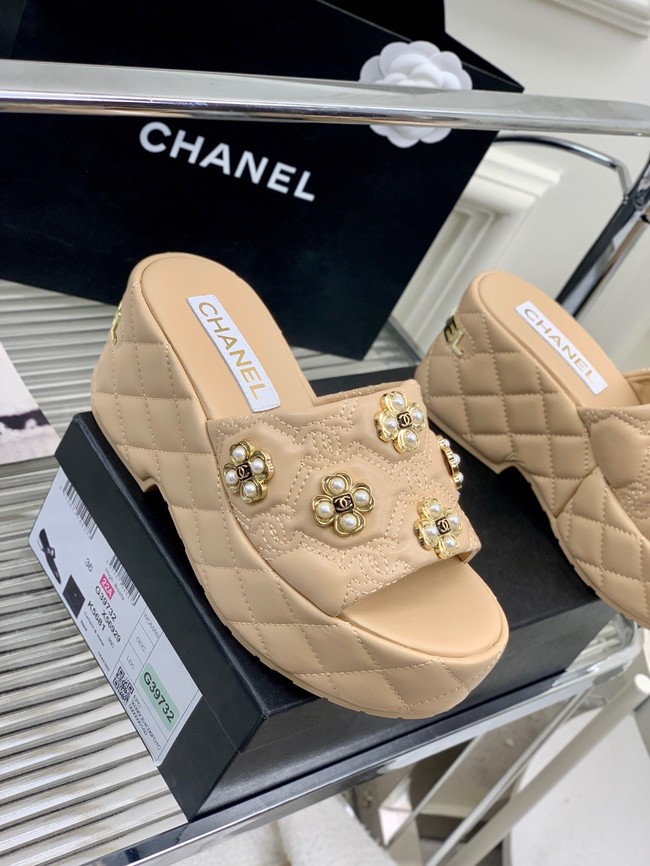 Chanel WOMENS SANDAL heel height 6CM 93191-3