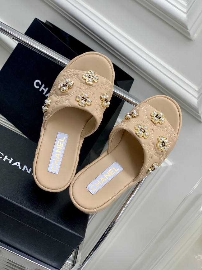 Chanel WOMENS SANDAL heel height 6CM 93191-3