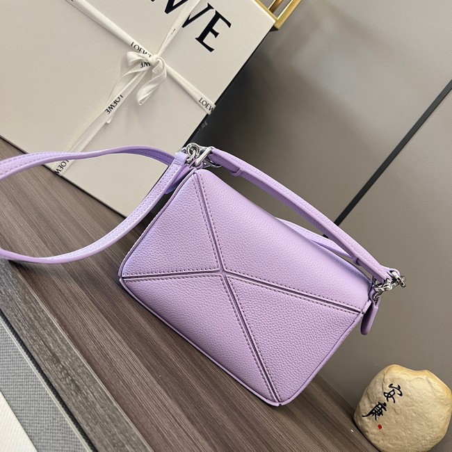 Loewe mini Puzzle Bag Original Leather 6223 purple