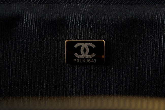 Chanel BOWLING BAG AS3740 black