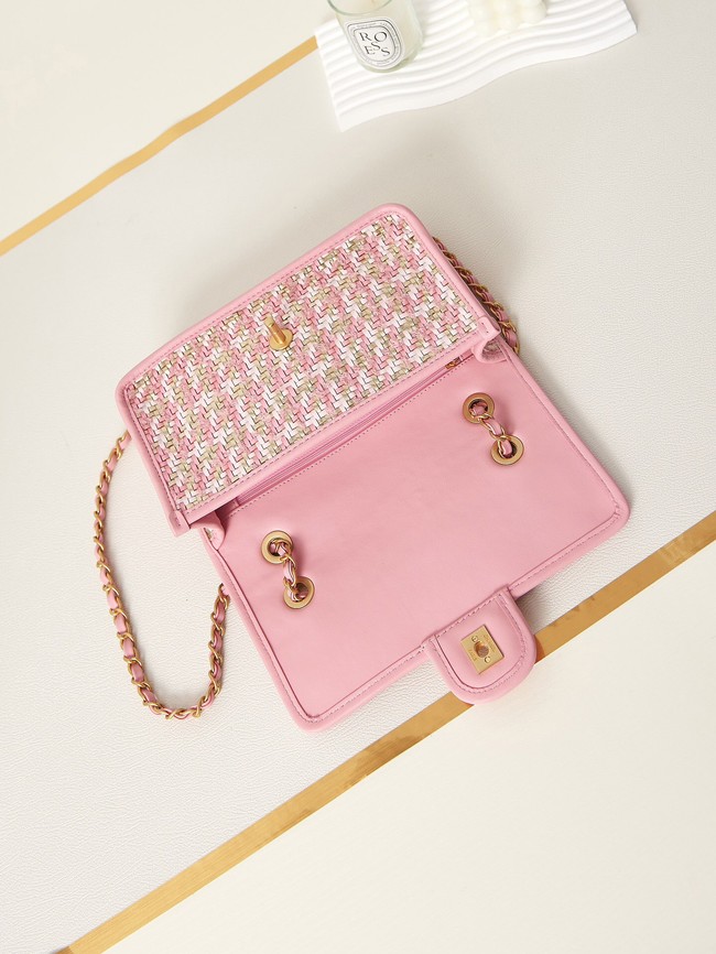 Chanel FLAP BAG AS3767 PINK